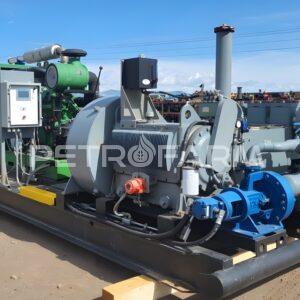 PAQUETE DE BOMBA TRIPLEX EN SKID OILWELL A-348-5 (500 HP)
