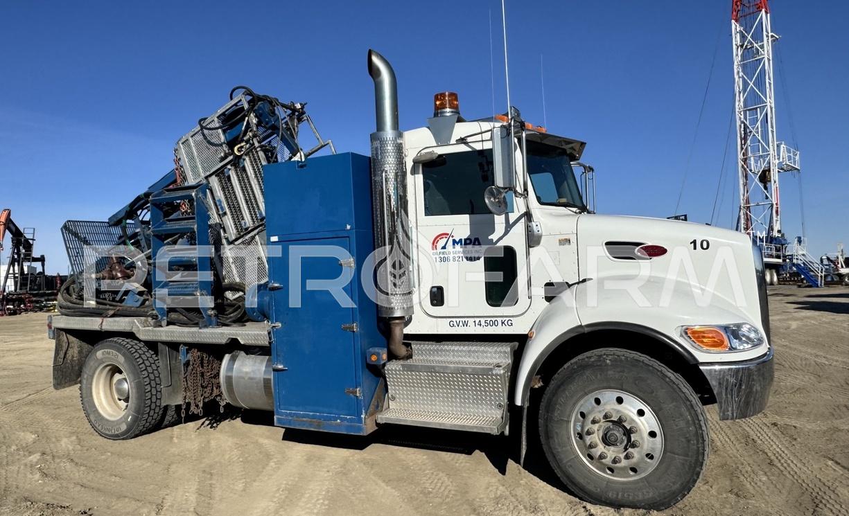 UNIDAD DE SNUBBING RIG ASSIST LONGSTROKE 50K EN CAMIÓN PETERBILT